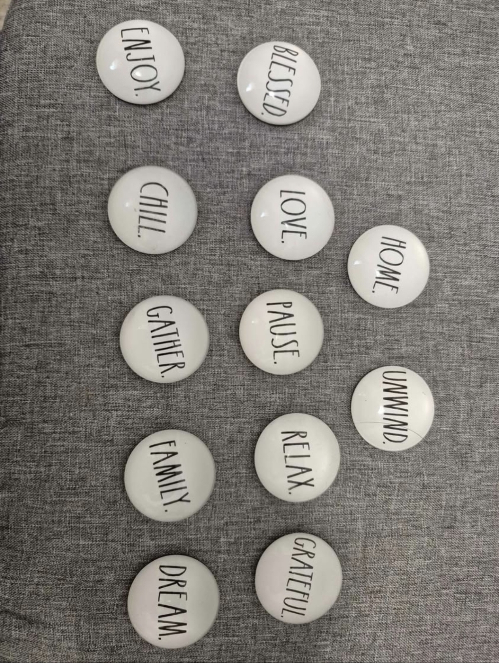 Rae Dunn decorative fridge magnets set of 12